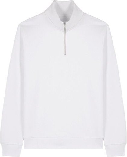 YTWOO Basic Unisex Quater-Zip-Sweatshirt Nachhaltig