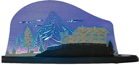 Weigla, Weigla Weigla Motivleuchte "Matterhorn“ 3 D Effect mit LED