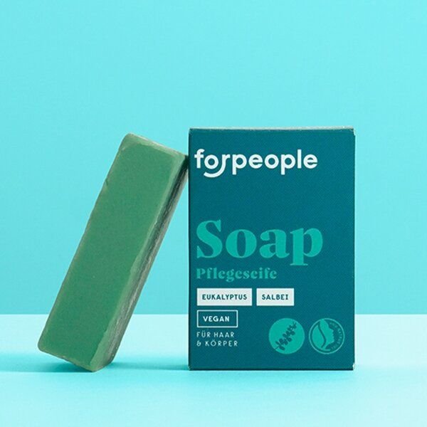 forpeople Feste Pflegeseife - Eukalyptus & Salbei
