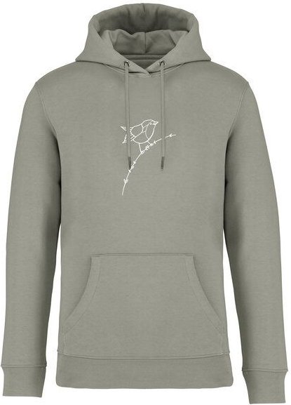 Greeenspired Basic Bio Hoody Nr. 4 Rotkehlchen 350g/m² XXS - 4 XL