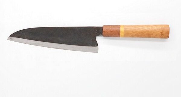 Authentic Blades Küchenmesser "Santoku" 18cm, Griff aus Eisenholz