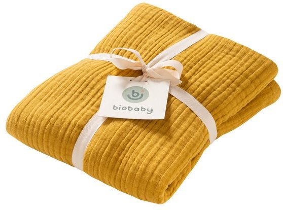 People Wear Organic Biobaby Mulldecke, 4-lagig, 100% Baumwolle (kbA), 105x105cm