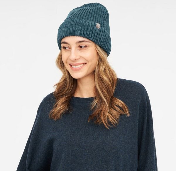 WiDDA berlin LANA gerippte Beanie aus Bio-Baumwolle