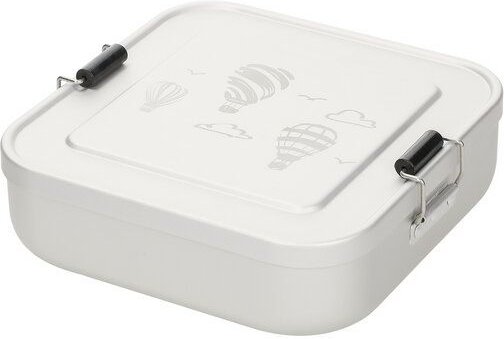 elasto Alubox Metall Brotzeitdose mit Luftballongravur