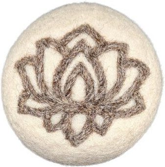 Wooliie Handgefertigter Ball aus 100 % naturbelassener Schurwolle – Lotus