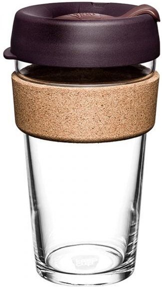 KeepCup L - BREW CORK – Coffee to go Becher aus Glas mit Korkband - 454ml