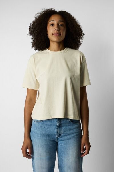 ettics STUDIO boxy organic crop tee