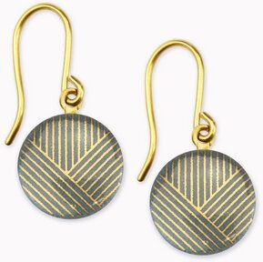 lille mus Porzellan-Ohrhänger TRIPLE Porzellanschmuck