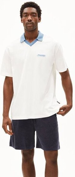 ARMEDANGELS AADRU RETRO - Herren Oversized Polo T-Shirt aus Bio-Baumwolle