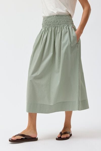 People Wear Organic Midi Rock, Bio-Baumwolle