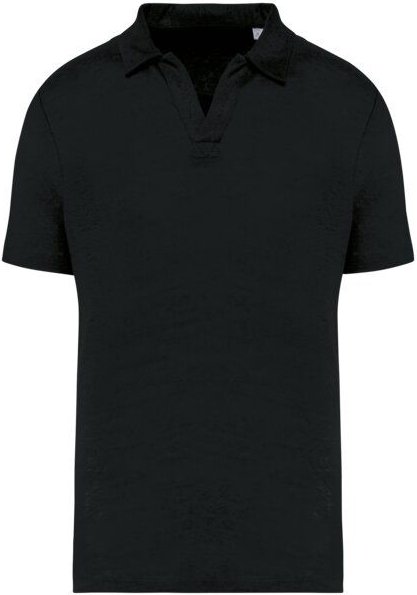 Greenspired Herren Polohemd aus reinem Leinen S-3XL