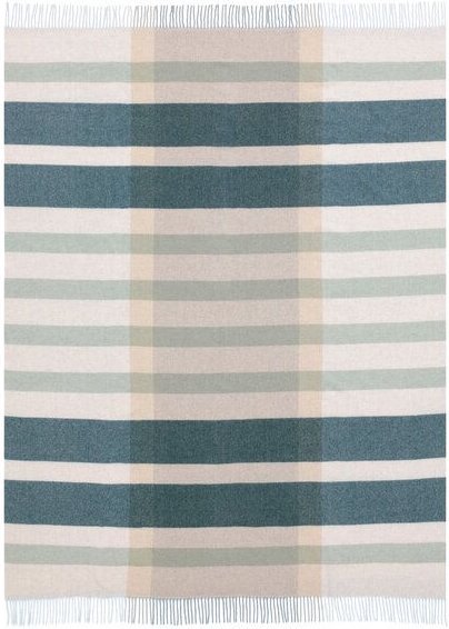 biederlack Plaid Wohndecke Charming Wolle-Kaschmir-Mix tolle Strip Farben