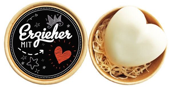 Eve Butterfly Soaps Mini Geschenkbox mit Herzseife, verschiedene Motive & Anlässe