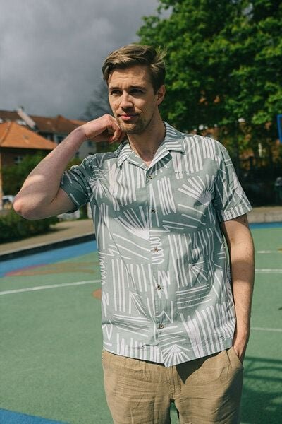 Mazine Lockeres Hemd - Honolulu Shirt - aus Biobaumwolle