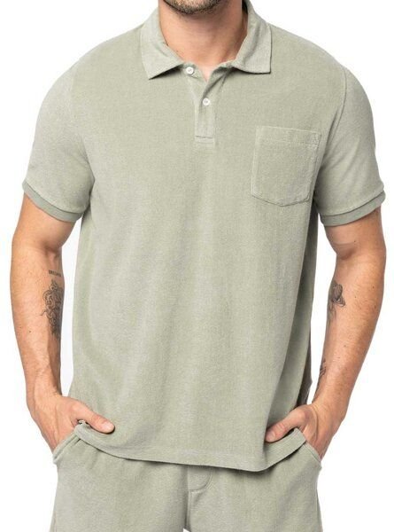 YTWOO Herren Polohemd aus weichem Bio-Terrystoff - Made in Portugal