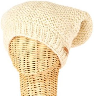 short'n'pietz Schurwollmütze links gestrickt