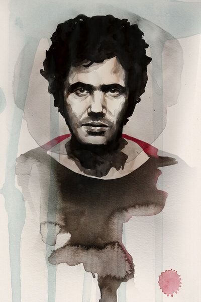 Photocircle Poster / Leinwandbild - Lucio Battisti