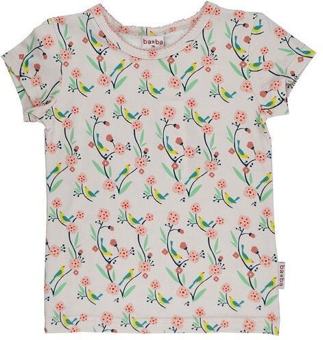 Baba Babywear T-Shirt mit Blumen und Vögeln