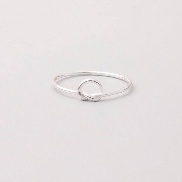 fejn jewelry Ring 'knot ring' mit zartem Knoten