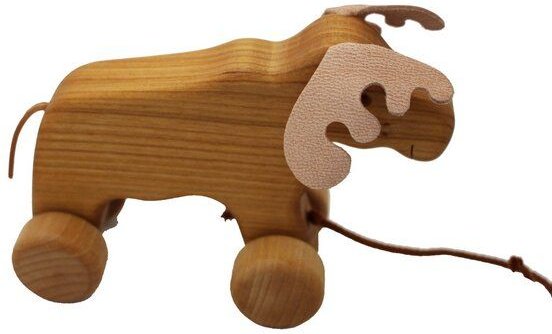 Mitienda Shop Ziehtier Elch aus Massivholz