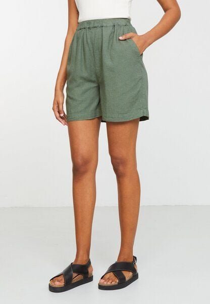 Thumbnail - Damen Shorts aus Ecovero TM LENZING TM Leinen Mix - FIR - recolution