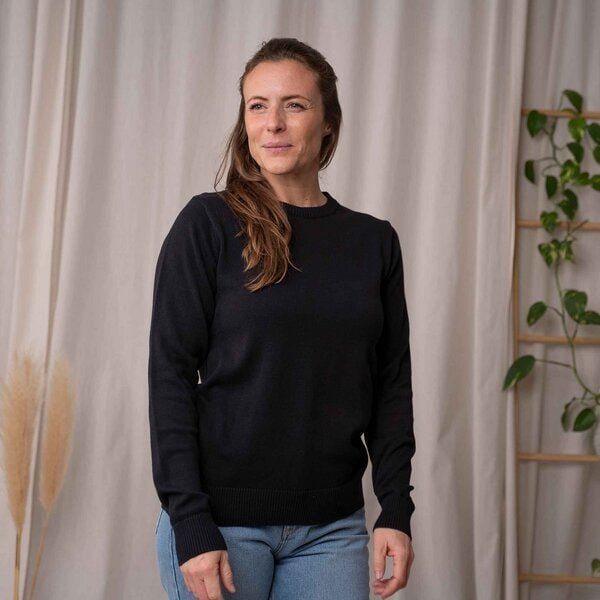 Vresh Clothing Vrenja, Klassischer Strickpullover aus Biobaumwolle