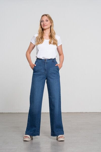Feuervogl fv-Fr:051 | Wide Leg | High Waist | Hyperflex Denim