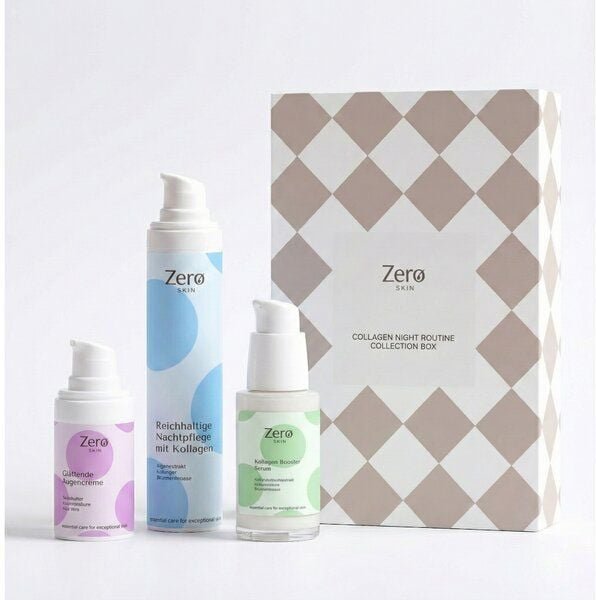 Zero Skin Collagen Night Routine Collection Box , regenerierende Nachtpflege - 95 ml