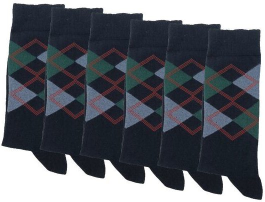 Opi & Max Argyle Pattern Biobaumwolle Socken