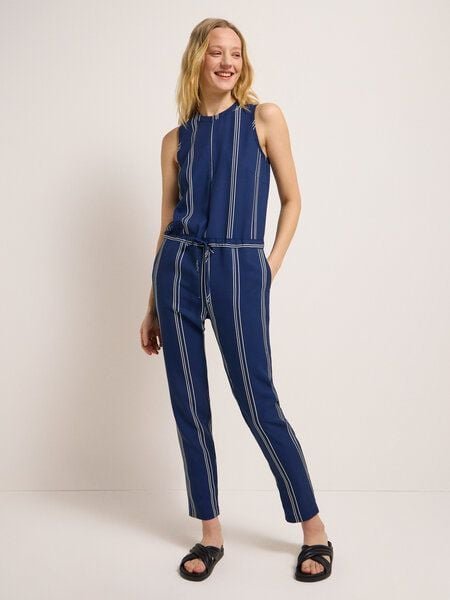 Thumbnail - LANIUS Jumpsuit STRIPE aus TENCEL und Bio-Leinen