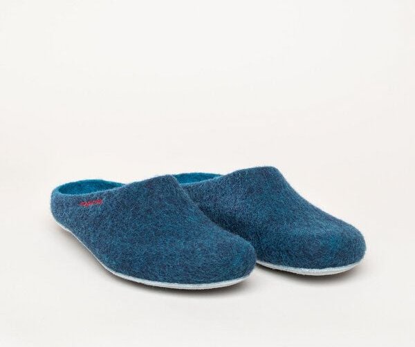 Thumbnail - Magicfelt Filz-Hausschuh AP 701 aus 100% Merino-Wolle | Pantoffeln für Damen & Herren mit hochwertiger Ledersohle - Made...