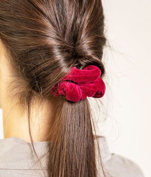 obumi SCRUNCHIE SAMT - BIO BAUMWOLLE