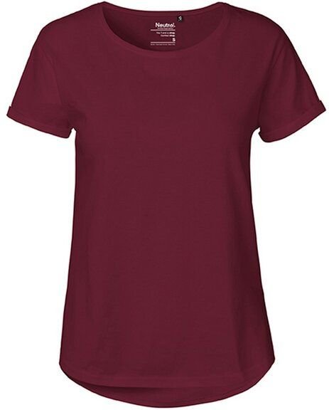 Thumbnail - Neutral® Damen Roll Up Sleeve T-Shirt von Neutral Bio Baumwolle Rollärmel