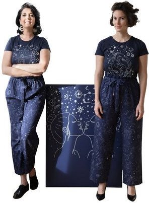 Sophia Schneider-Esleben T-Shirt Zodiac, Damen T-Shirt aus Bio-Baumwolle