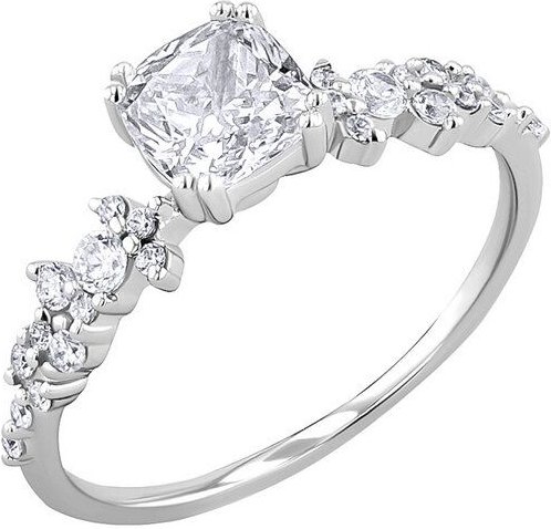 Thumbnail - Eppi Verlobungsring mit Moissanit und Lab Grown Diamanten Alys