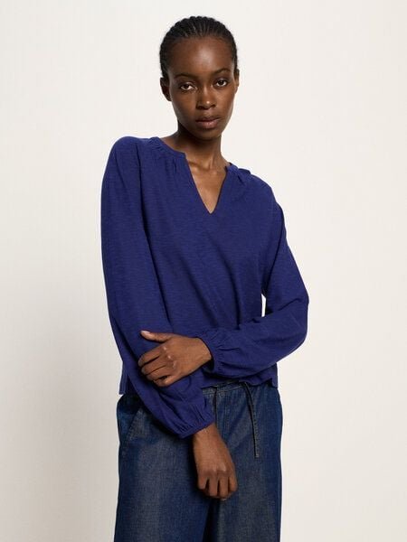 LANIUS Blusenshirt (GOTS) aus Bio-Baumwolle