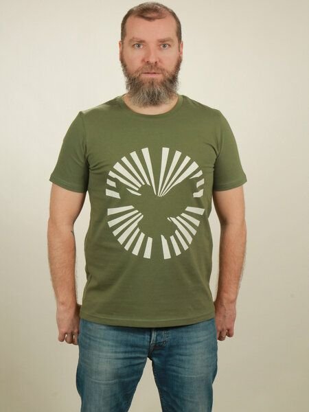 NATIVE SOULS T-Shirt Herren - Dove Sun - green