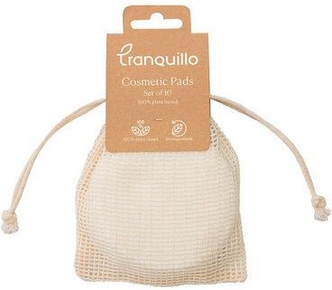 TRANQUILLO Kosmetik Pads 10er-Set aus natürlichen Materialien (MX960)