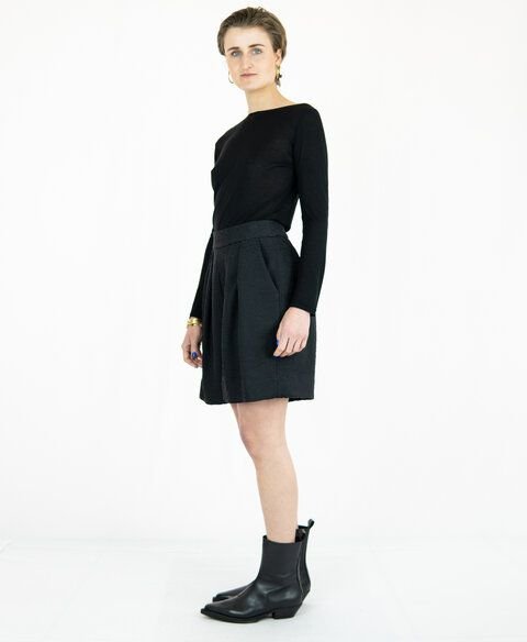 keijn Bermuda ANTILI – Hoch taillierte Bermuda aus Jacquard