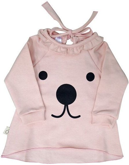 CORA happywear Baby Sweatshirt aus Bio-Baumwolle "Julia" rosa