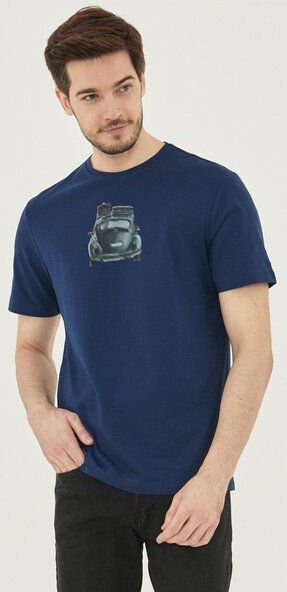 ORGANICATION T-Shirt aus Bio-Baumwolle mit Auto-Print