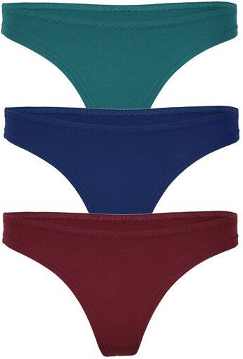 Frija Omina 3er Set Bio-String Pur uni