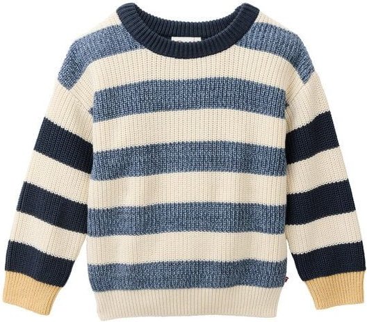 People Wear Organic Strick-Pullover Streifen GOTS