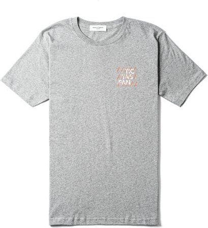 FANTASTIC REALITY STUDIOS SLASH MELANGE GREY T-SHIRT – Bio-Baumwolle, Unisex