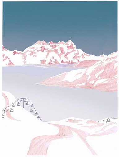 Photocircle Poster / Leinwandbild - Mantika Mountain Love Talfahrt