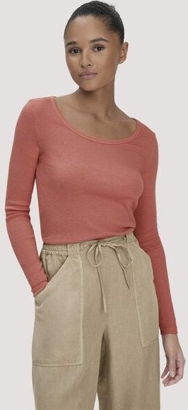 hessnatur Softrib Longsleeve Fitted aus Bio-Baumwolle und TENCEL Modal