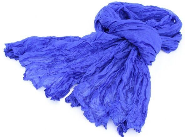 Schönes aus Indochina Seidenschal Crinkle royal