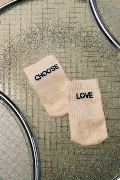 Jutelaune Choose Love Socks