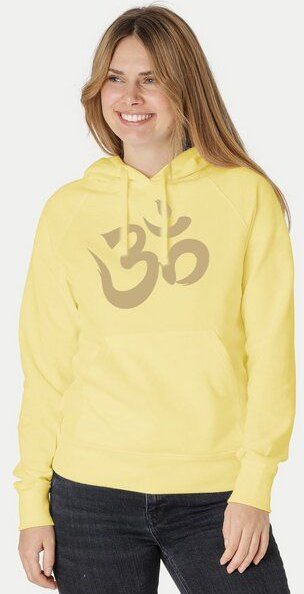 Peaces.bio - handbedruckte Biomode Bio-Damen-Kapuzensweater Om