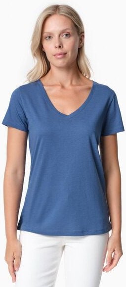 ORGANICATION TAMARRA | T-Shirt aus TENCEL Modal und Bio-Baumwolle mit V-Ausschnitt